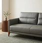 Juego de Living Gris Moderno 3 Piezas Sofá 2 Cuerpos y 2 Sillones - Miniatura 5