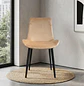 Silla Comedor Oslo Velvet Patas Negras - Miniatura 1