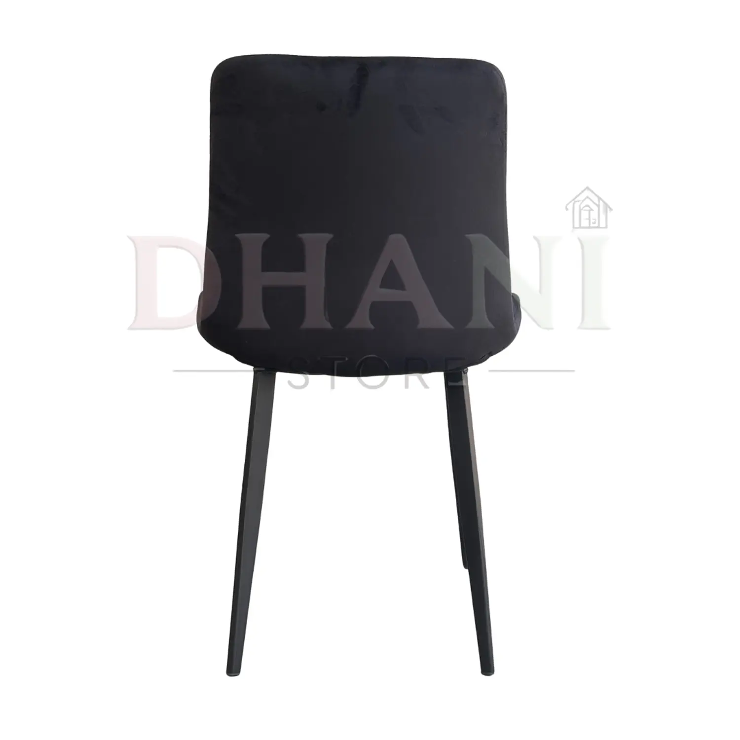 Silla Comedor Oslo Velvet Patas Negras 9