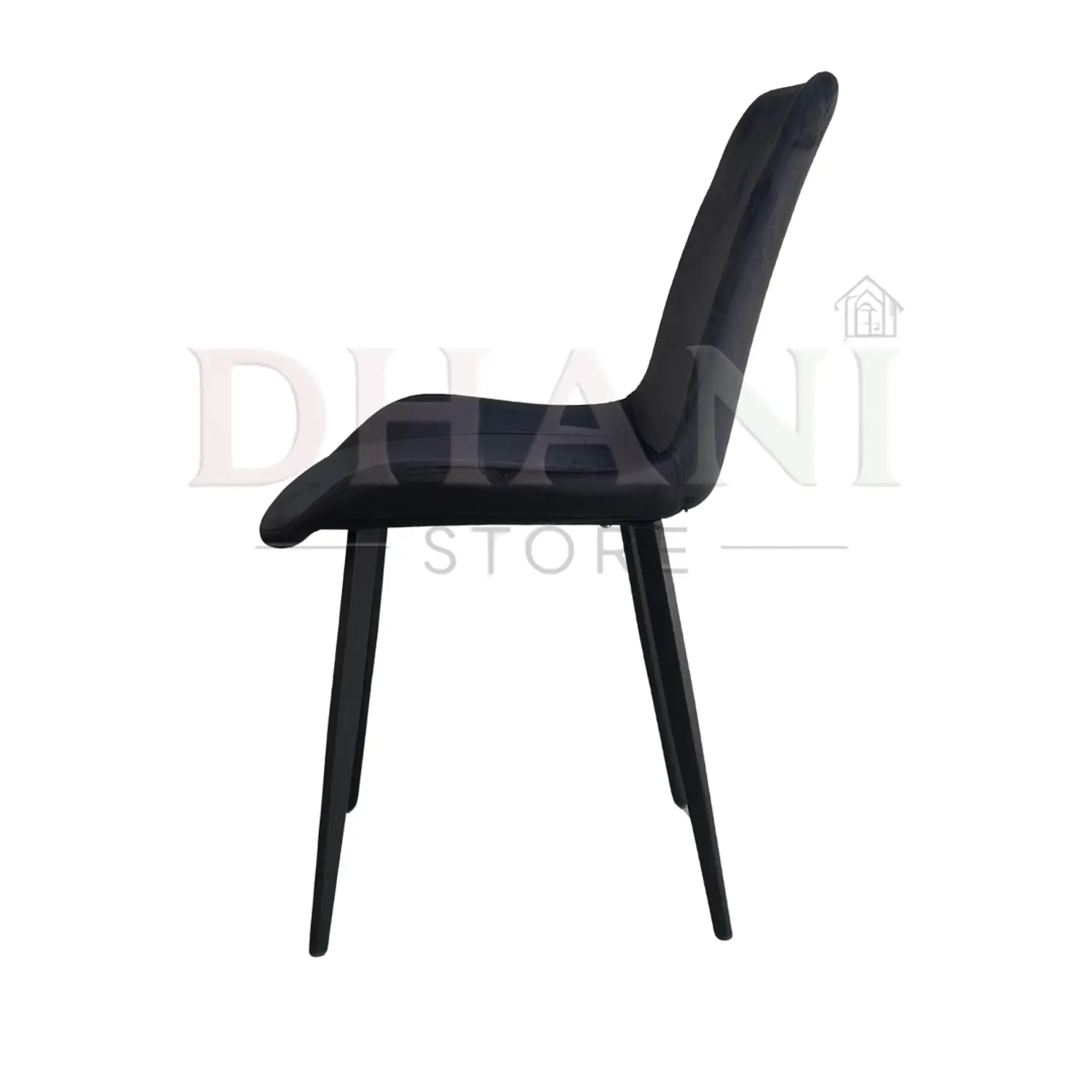 Silla Comedor Oslo Velvet Patas Negras 10