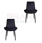 Set de 2 Sillas Oslo Velvet Pata Negra para Comedor - Miniatura 9