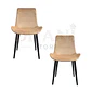 Set de 2 Sillas Oslo Velvet Pata Negra para Comedor - Miniatura 6