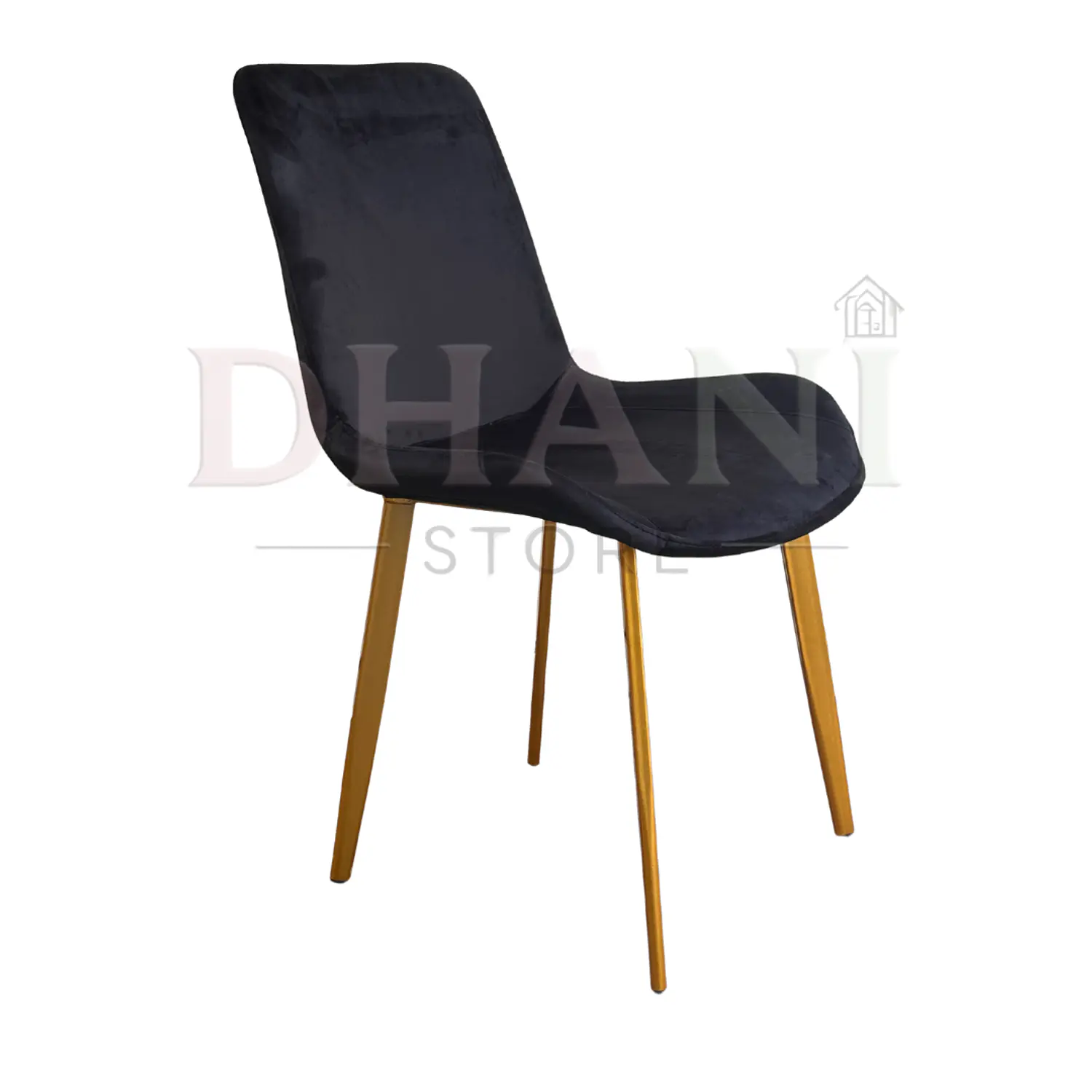 Silla Comedor Oslo Velvet Patas Doradas Moderna 11