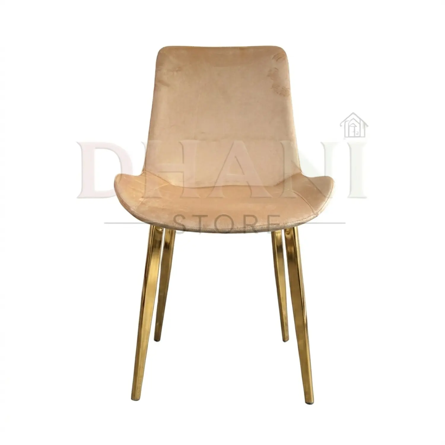 Set de 2 Sillas Oslo Velvet con Patas Doradas para Comedor 10