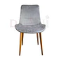 Set de 6 Sillas Oslo Velvet con Patas Doradas para Comedor - Miniatura 7