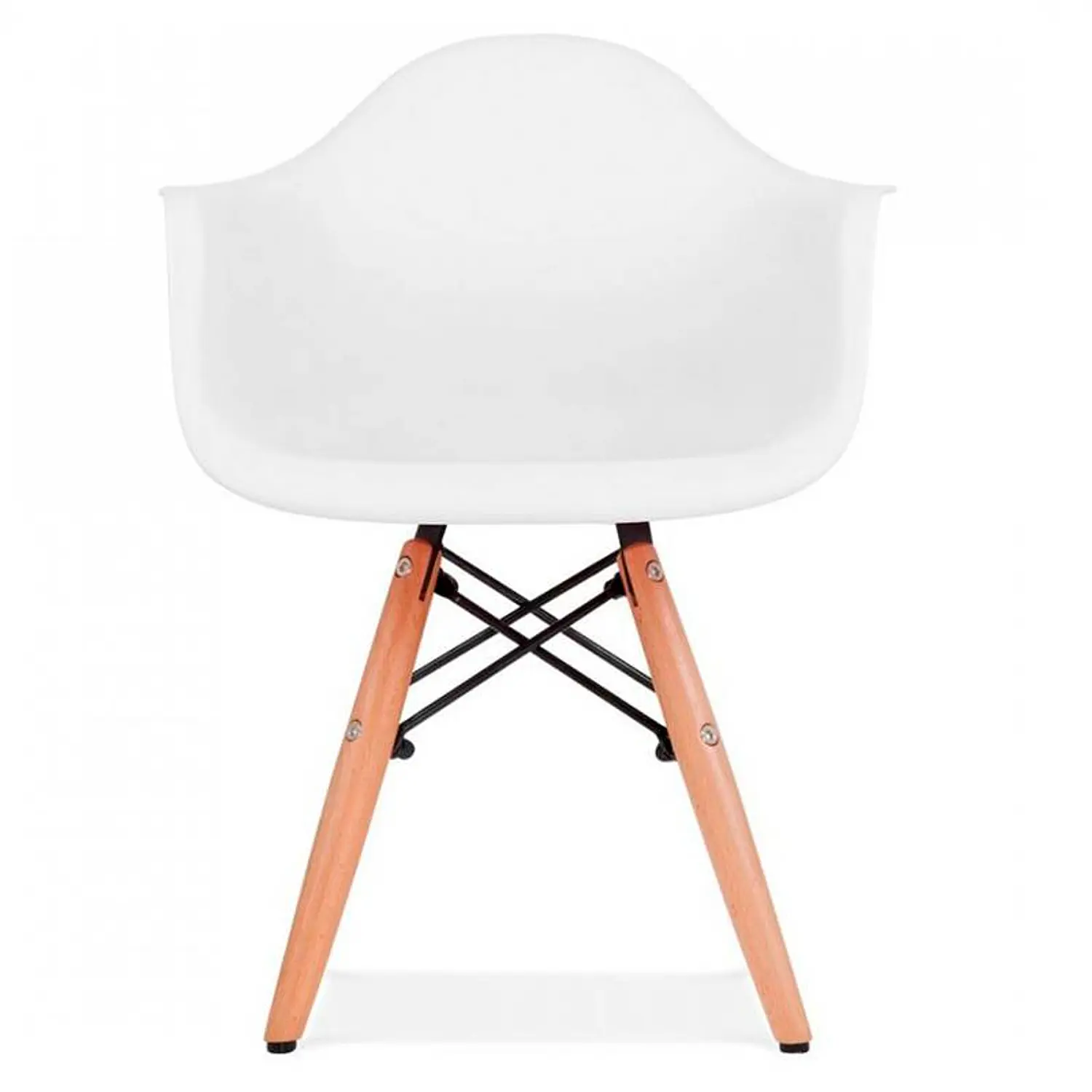 Butaca Eames Kids de Polipropileno con Patas de Madera 3