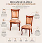 Set de 2 Sillas de Comedor Leticia Estampadas de Madera - Miniatura 2