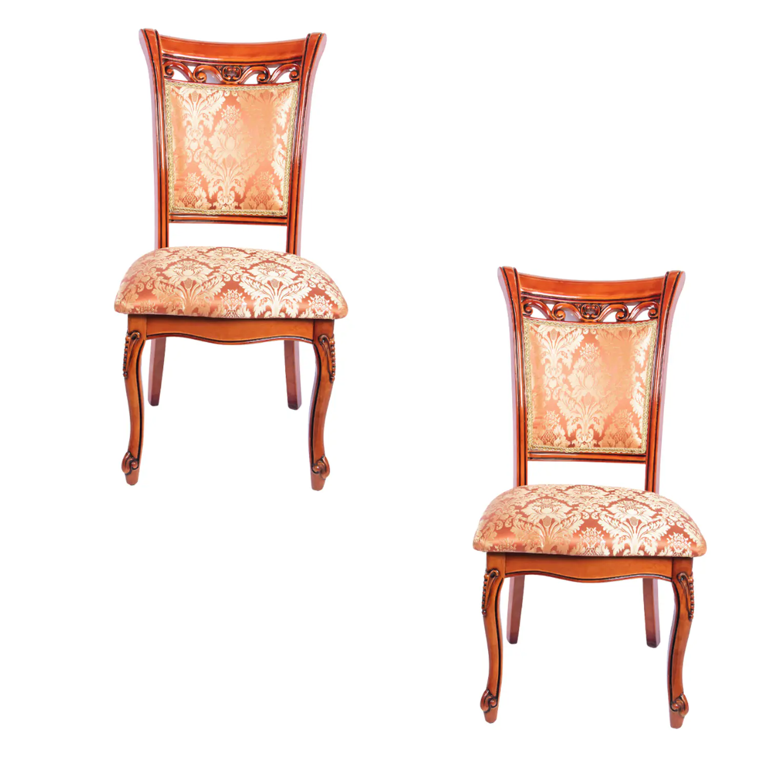 Set de 2 Sillas de Comedor Leticia Estampadas de Madera 3