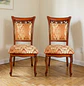 Set de 2 Sillas de Comedor Leticia Estampadas de Madera - Miniatura 1