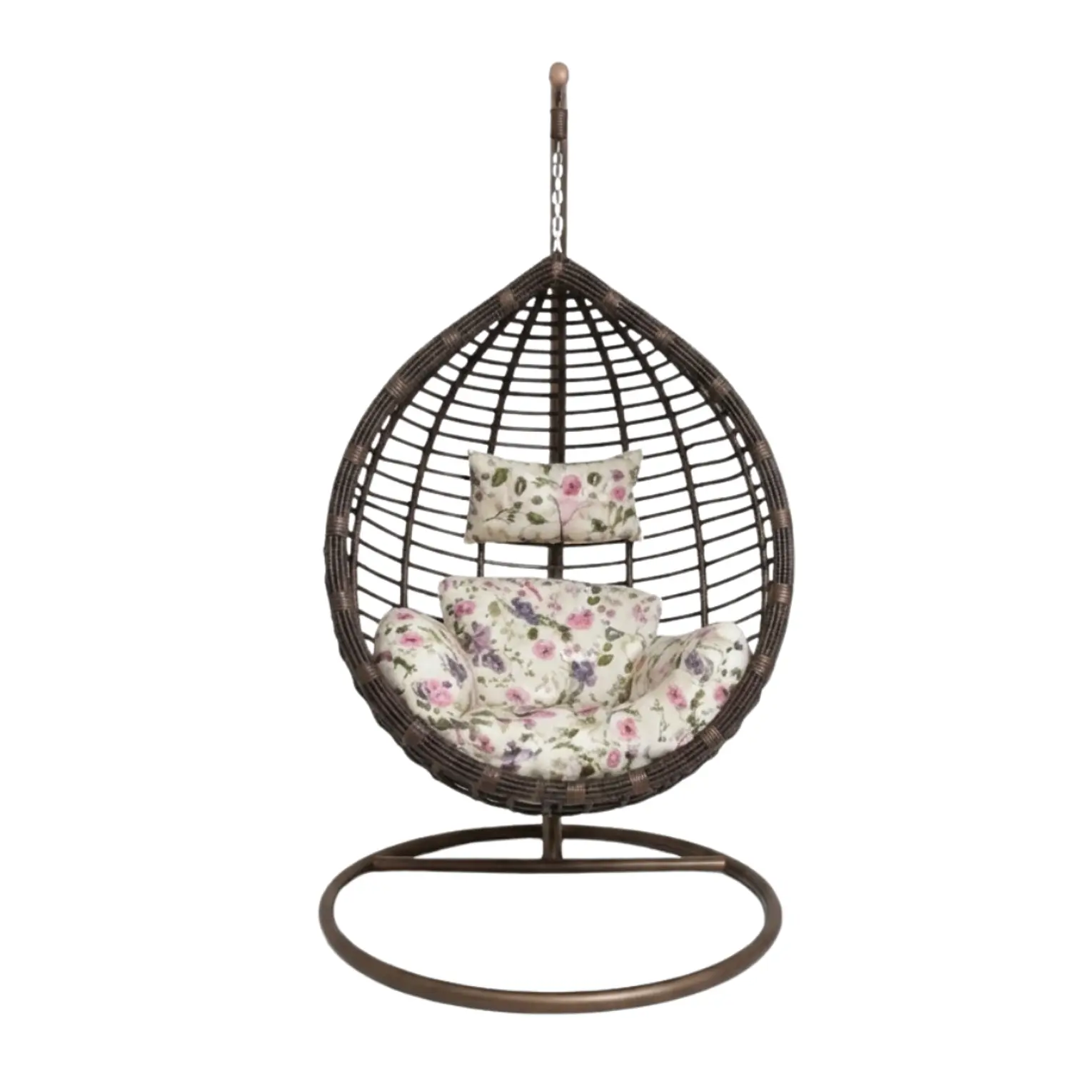 Silla Colgante Amarilis de Ratán Sintético para Terraza y Jardín 3