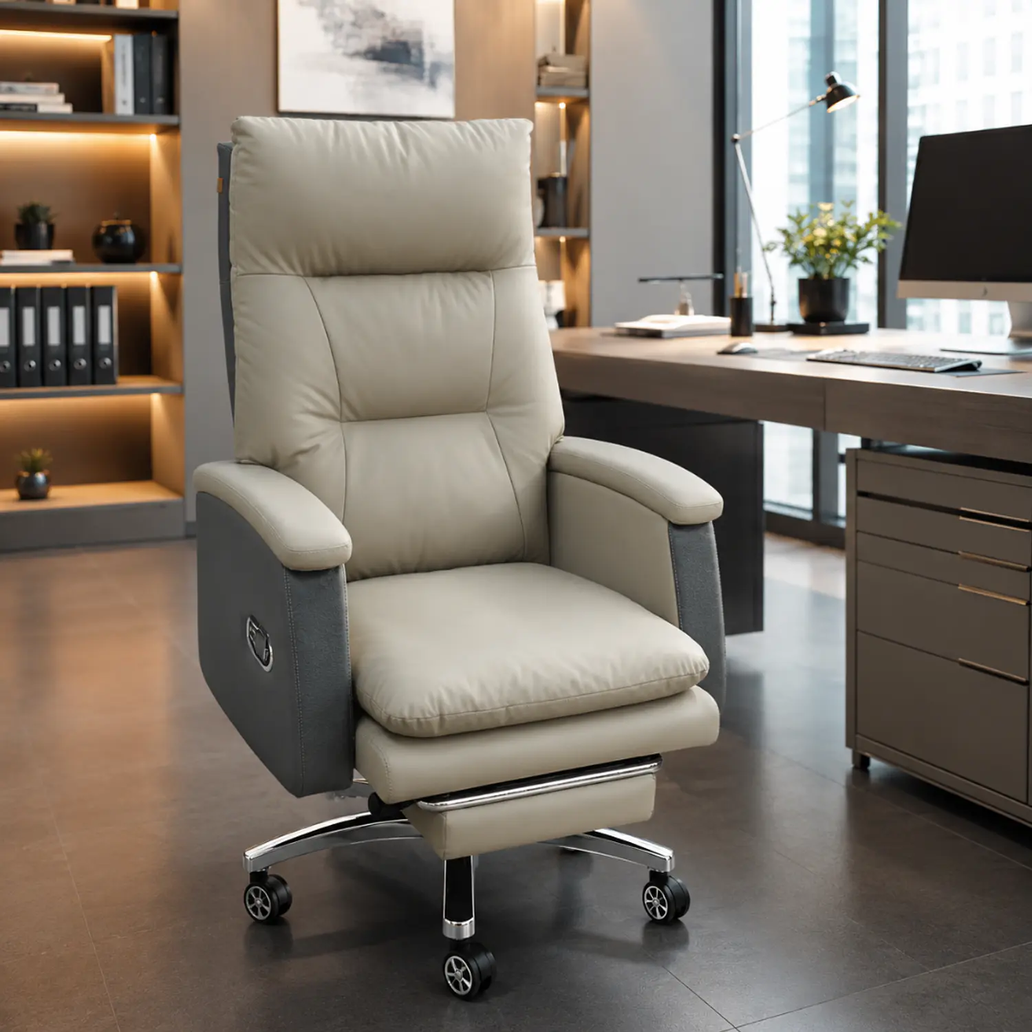 Silla Gerencial Sorrento Respaldo Alto 1
