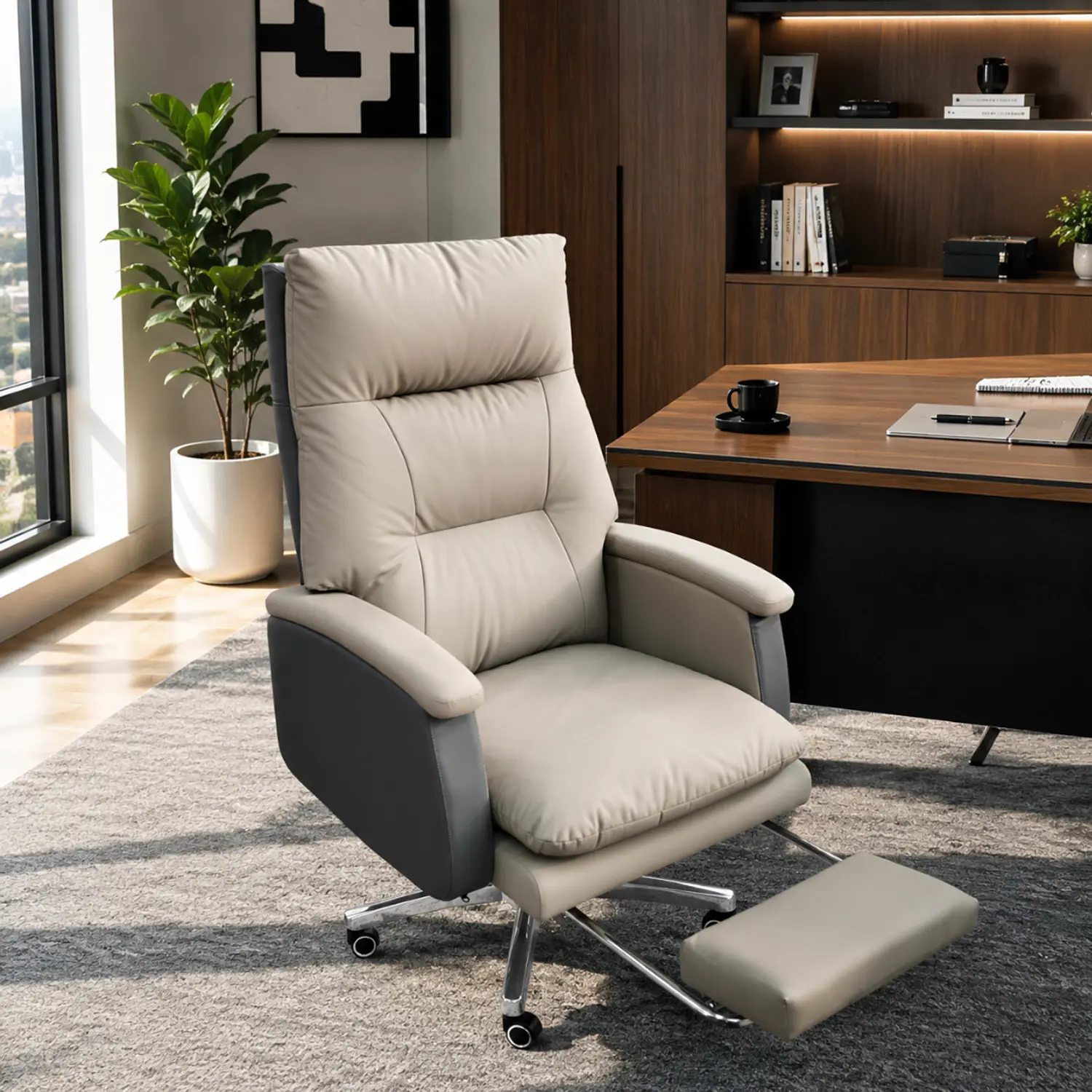 Silla Gerencial Sorrento Respaldo Alto 3