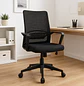 Silla de Oficina Florencia Malla Negra con Soporte - Miniatura 1