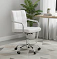 Silla de Manicure Valencia Giratoria Blanca con Ruedas - Miniatura 1