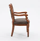 Sitial Bélgica Para Comedor Madera Americana - Miniatura 4