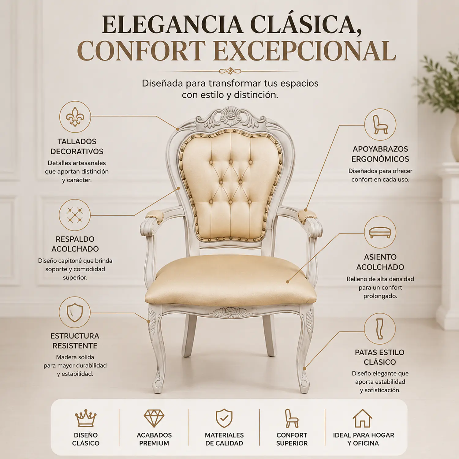 Sitial Australia Para Comedor Madera Americana 2