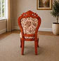 Silla Clásica Florencia de Madera Tallada con Tapiz Floral - Miniatura 4