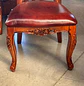 Silla de Comedor Praga de Madera Americana Cuero Capitoné - Miniatura 4