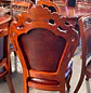 Silla de Comedor Praga de Madera Americana Cuero Capitoné - Miniatura 5