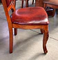Silla de Comedor Praga de Madera Americana Cuero Capitoné - Miniatura 7