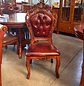 Silla de Comedor Praga de Madera Americana Cuero Capitoné - Miniatura 9