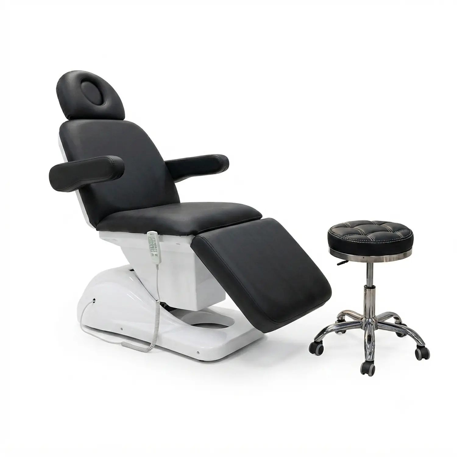 Set Camilla Sillón Cosmetológico Eléctrica y Banquito Hidráulico 3