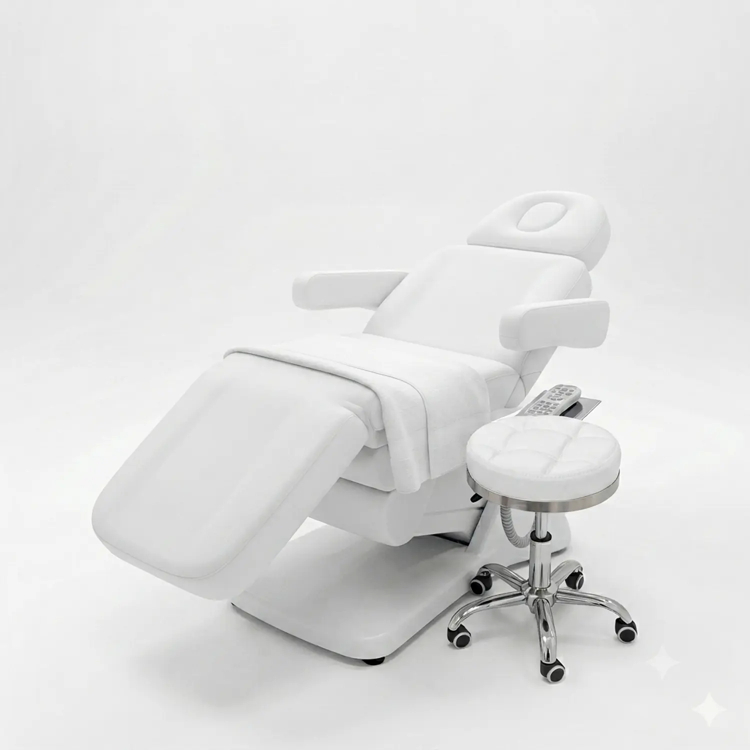 Set Camilla Sillón Cosmetológico Eléctrica y Banquito Hidráulico 8