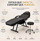 Set Camilla Estética Reclinable y Banquito Hidráulico Profesional - Miniatura 2