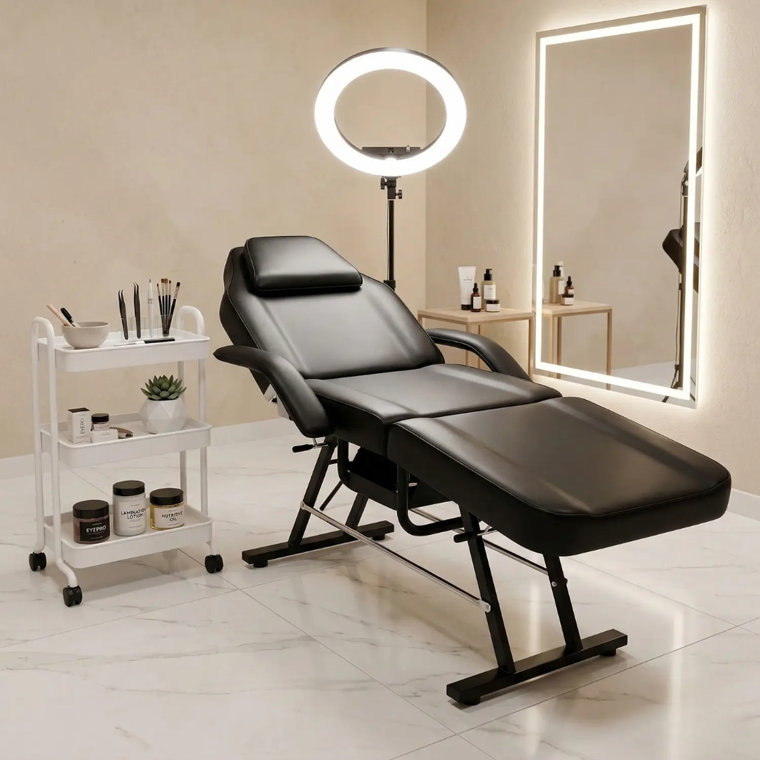 Camilla Estética Córdoba Reclinable Profesional para Cejas y Cosmetología 6