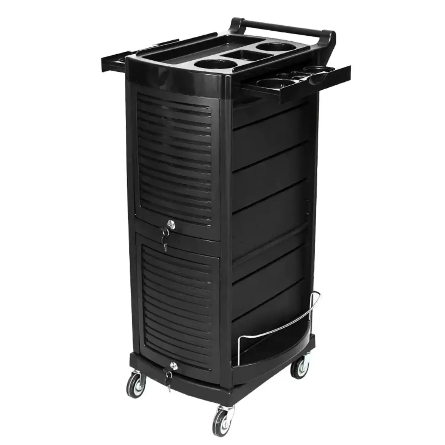 Carrito Ayudante Formentera Negro Bandejas Extraíbles 7