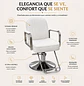 Silla de Peluquería Coslada Profesional Hidráulica Metal - Miniatura 2