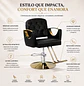 Sillón de Barbería Majadahonda Hidráulico Imperial Gold - Miniatura 2