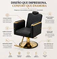Silla de Peluquería Parla Reclinable Base Dorada Profesional - Miniatura 2