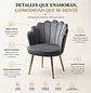 Silla de Manicure Barcelona Velvet Tipo Concha - Miniatura 2