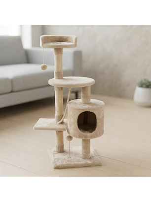 Rascador para Gatos Creta Compacto de Sisal Natural