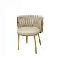 Silla de Manicure Girona Velvet con Patas Doradas - Miniatura 8