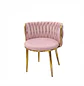 Silla de Manicure Girona Velvet con Patas Doradas - Miniatura 10