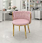 Silla de Manicure Girona Velvet con Patas Doradas - Miniatura 9