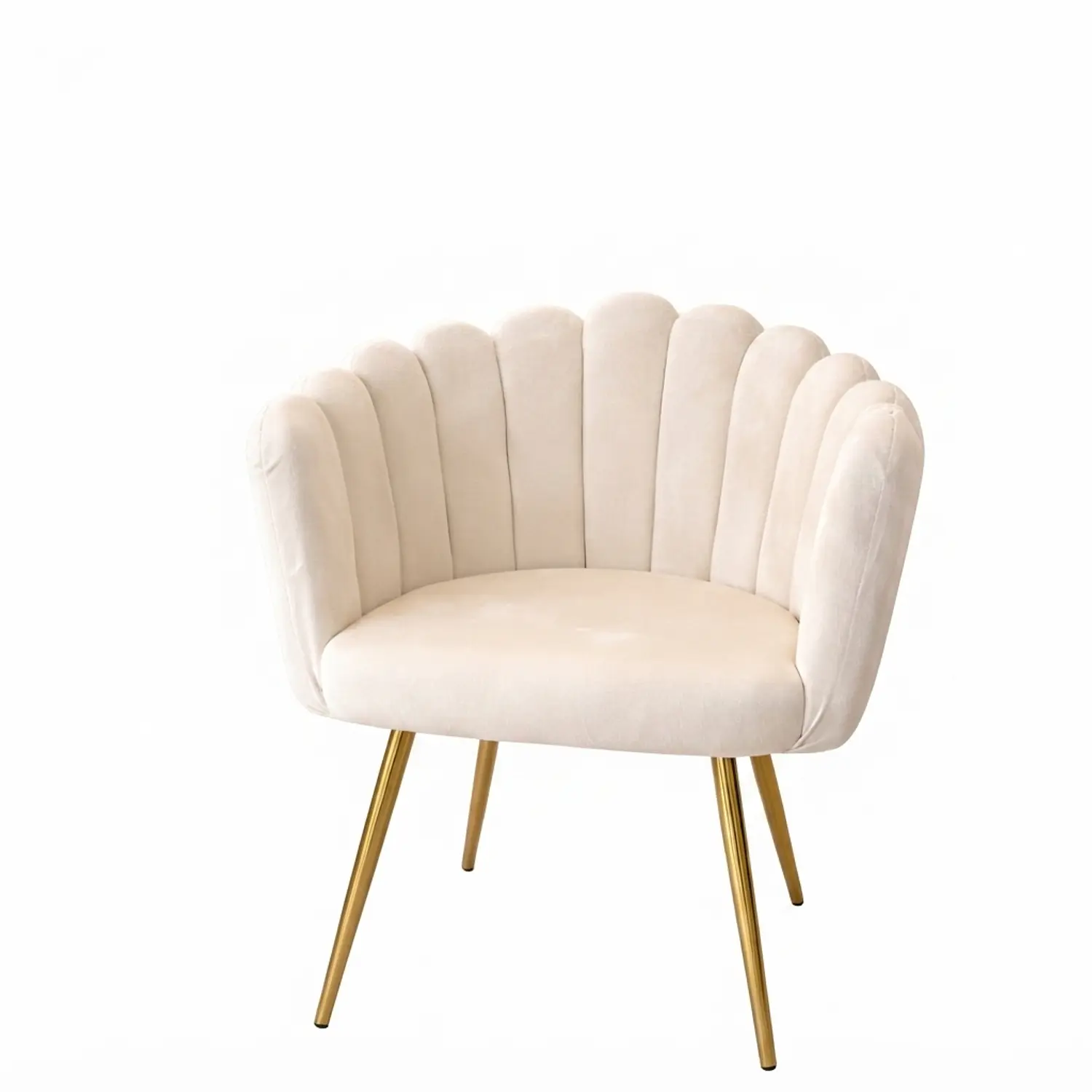 Silla de Manicure Figueres Velvet Tipo Concha Shell Glam 3