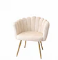 Silla de Manicure Figueres Velvet Tipo Concha Shell Glam - Miniatura 3
