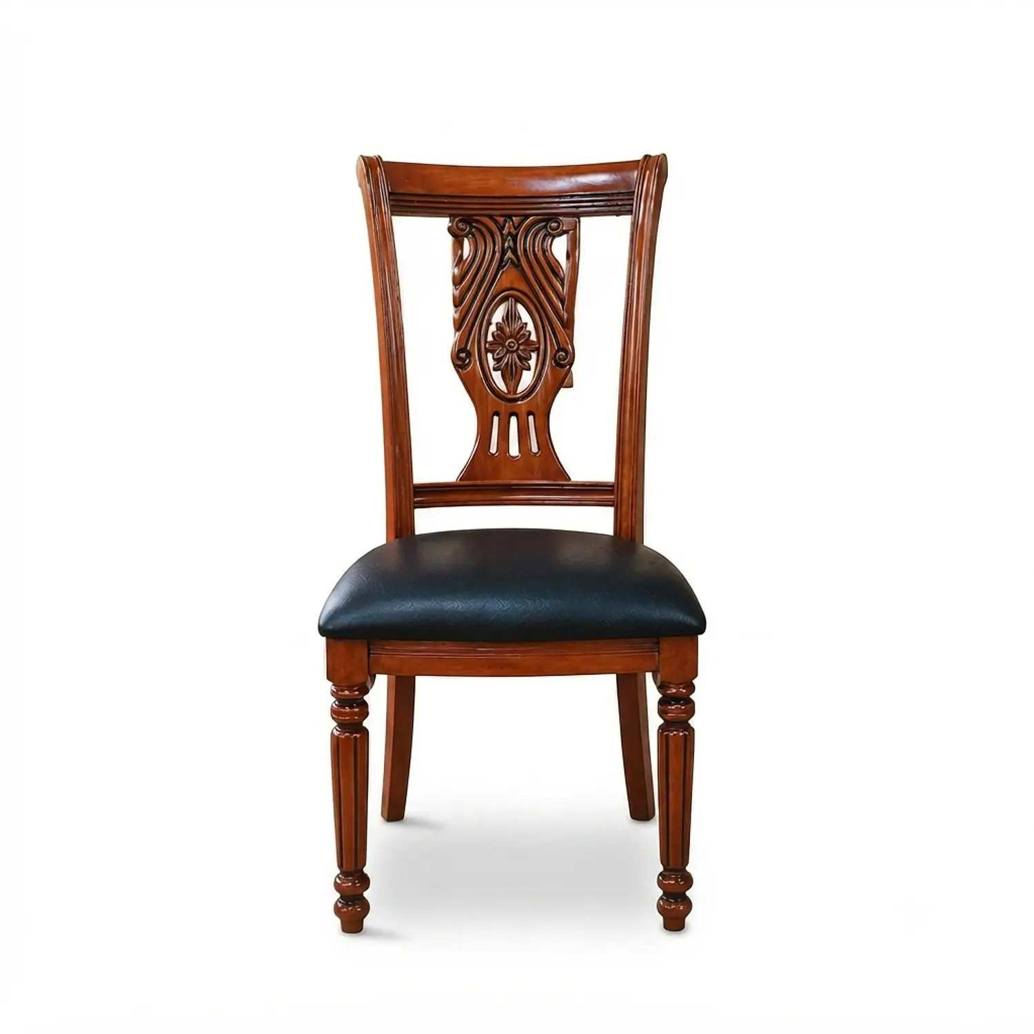 Comedor Ovalado Retráctil y 4 Sillas Madera Roble Americano 9