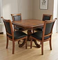 Comedor Extensible Ovalado Royal y 4 Sillas de Madera Roble Americano - Miniatura 7