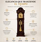 Reloj de Péndulo Clásico de Piso en Madera con Campanadas - Miniatura 2