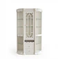 Vitrina Blanca Queen de Cristal con Cajones - Miniatura 3