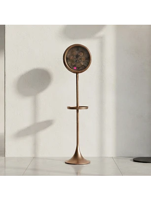 Reloj Decorativo de Piso Color Bronce Vintage