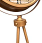 Reloj de Pie Dorado Vintage con Engranajes - Miniatura 5