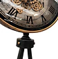 Reloj de Pie Negro con Dorado Vintage Decorativo - Miniatura 6