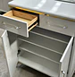 Mueble para Cocina Islandia Blanco con Cajones y Puertas - Miniatura 4