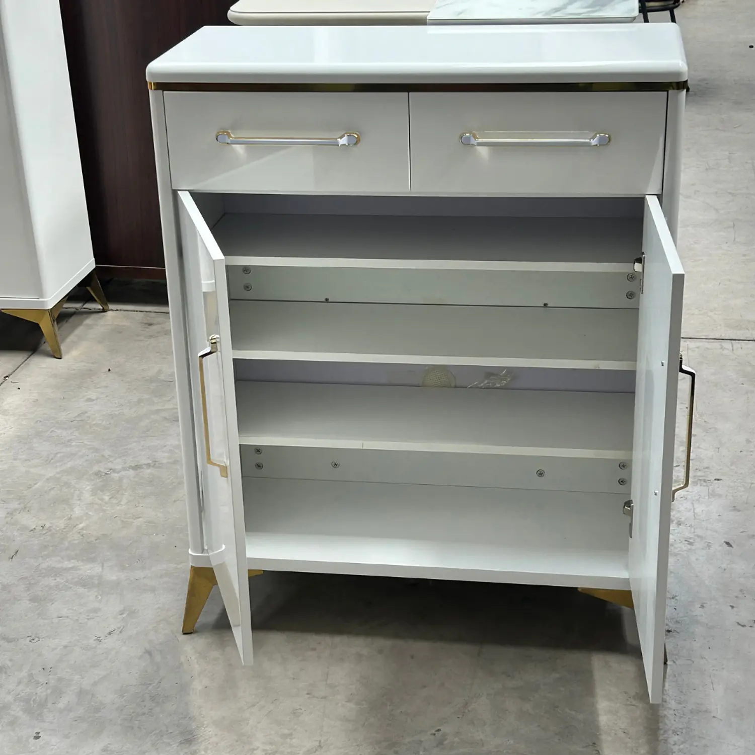 Mueble para Cocina Islandia Blanco con Cajones y Puertas 5
