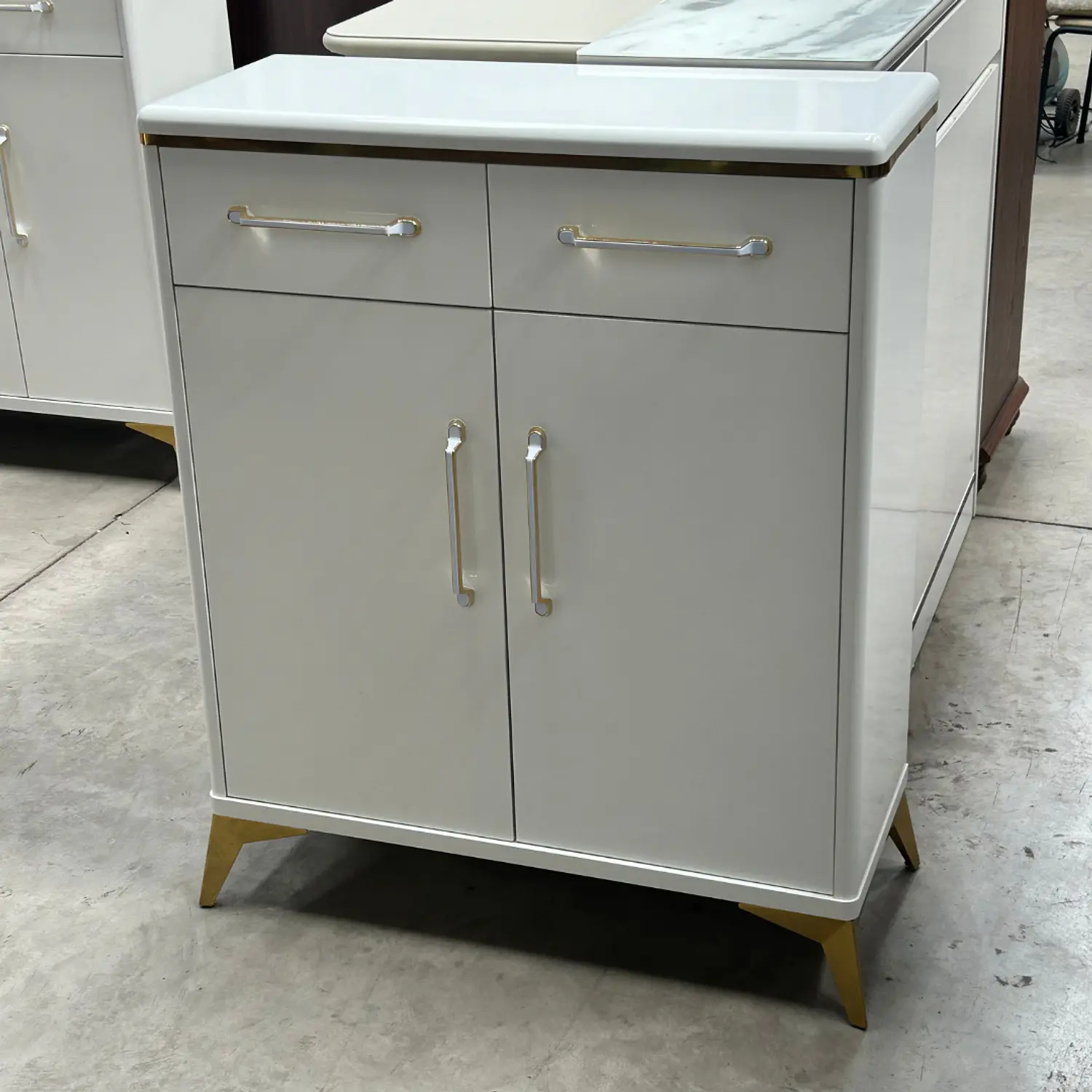Mueble para Cocina Islandia Blanco con Cajones y Puertas 7